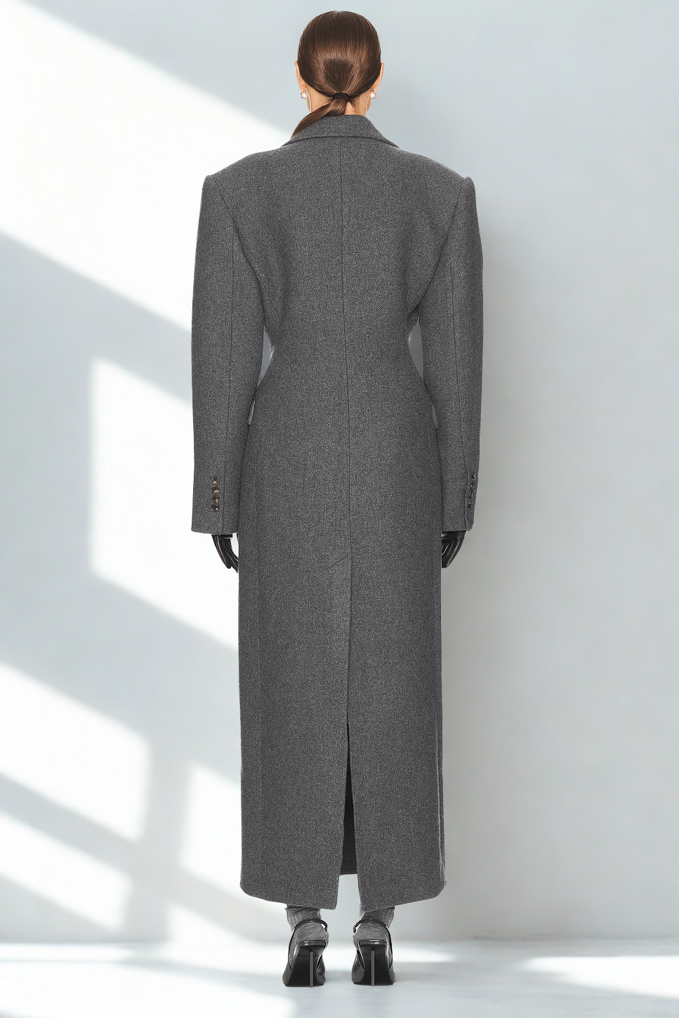 Elsa Wool Coat Noor Laurent
