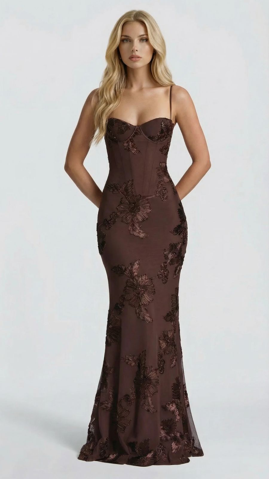 Velour Maxi Dress