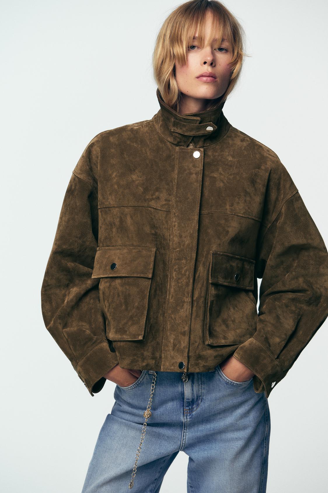Jaylee Suede Jacket Noor Laurent