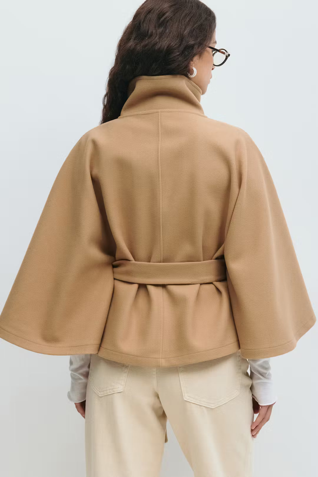 Gianna Cape Belt Coat Noor Laurent