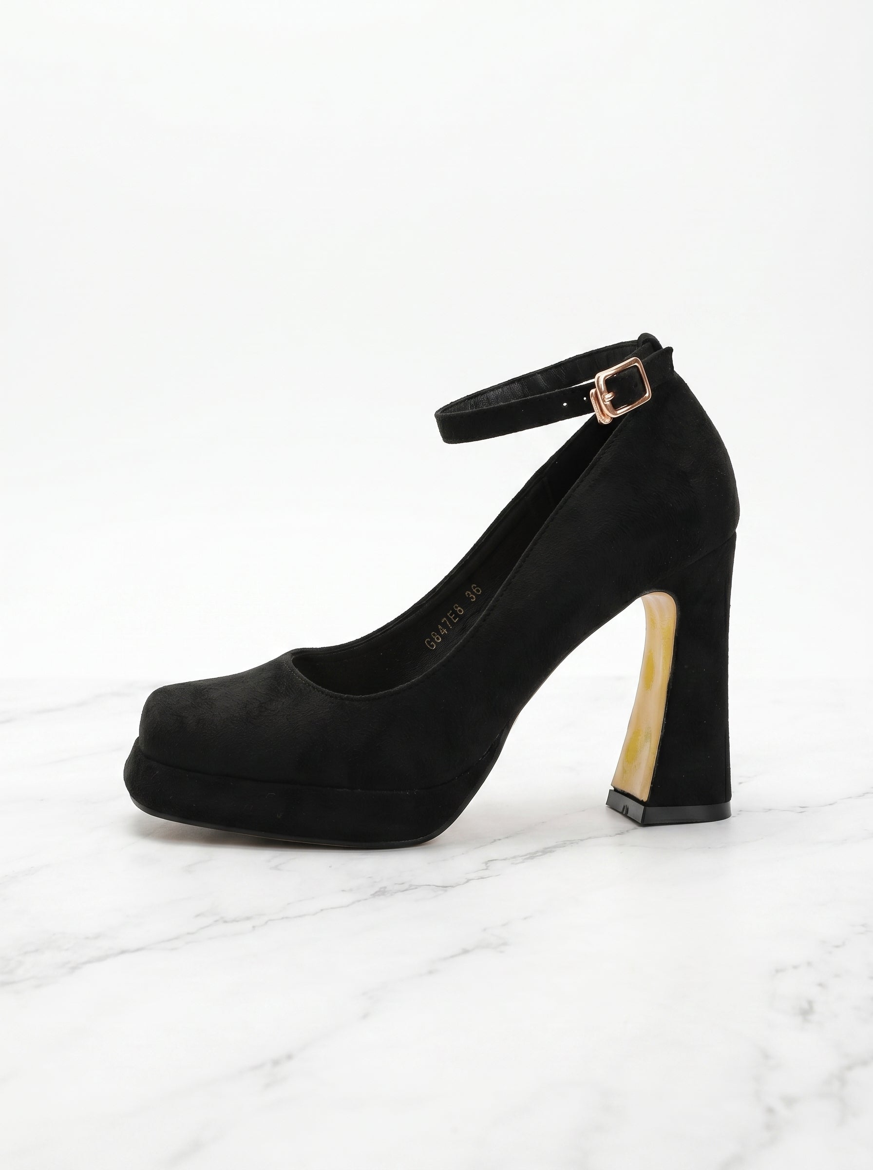 Square Toe Platform Heel