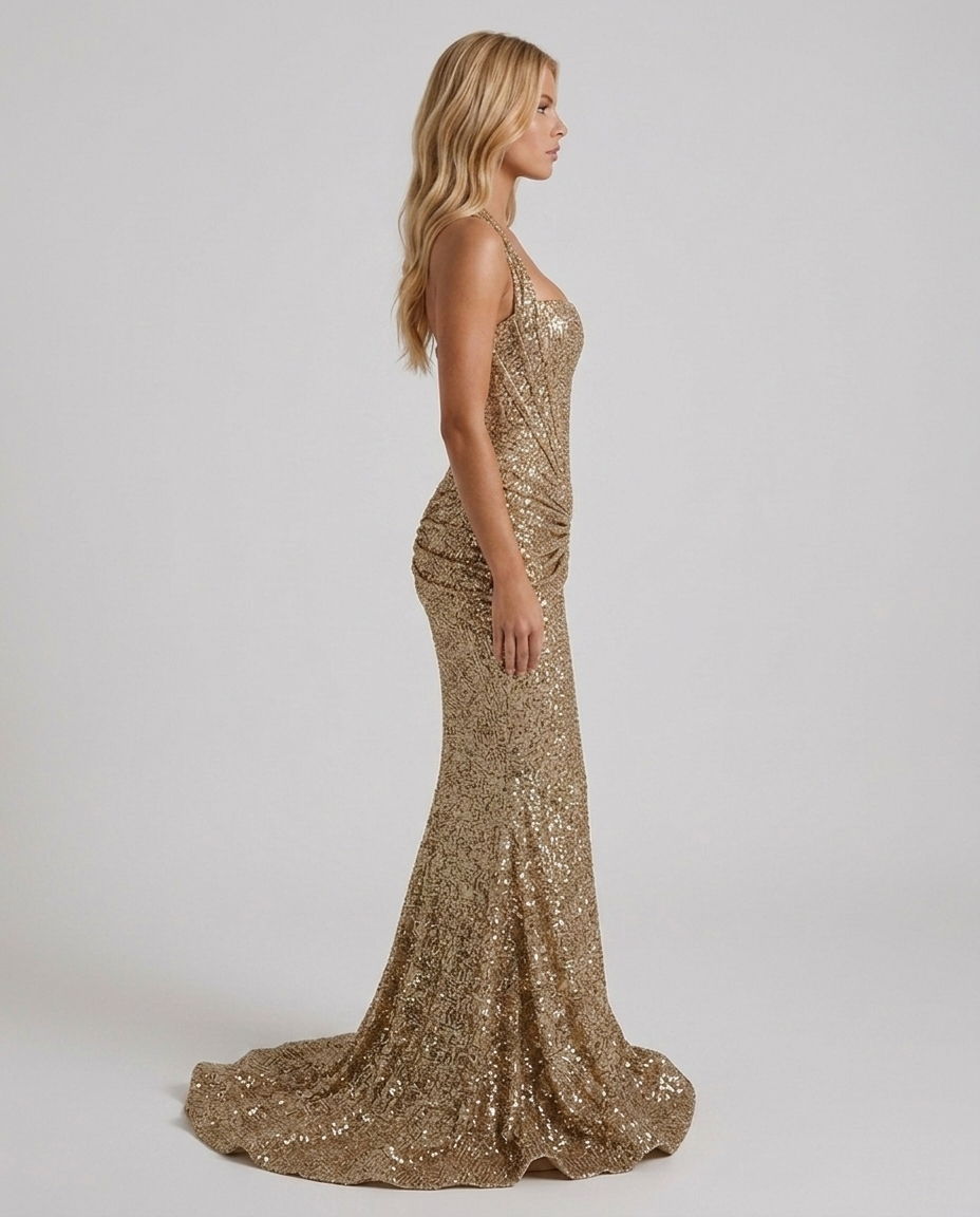 Gold Mermaid Gown