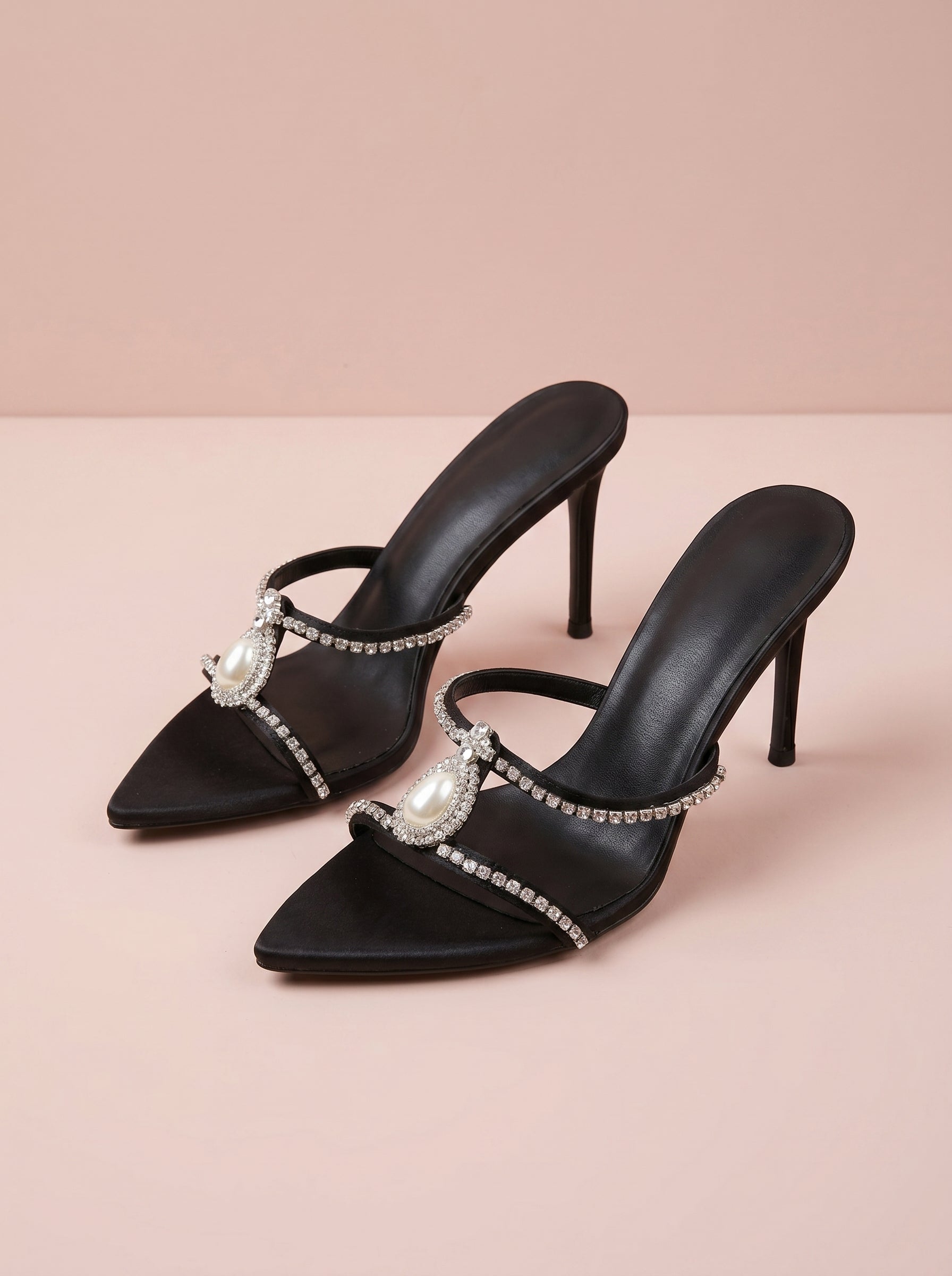 Crystal Embellished Heel